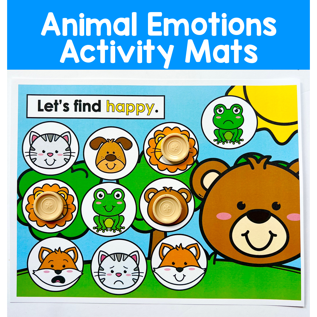 Animal Emotions Activity Mats