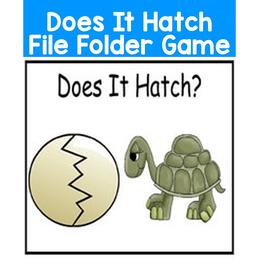 Does It Hatch File Folder Game