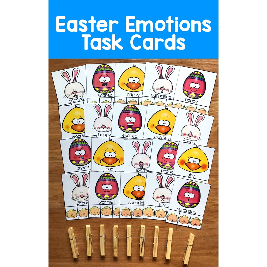 Easter Emotions Task Cards