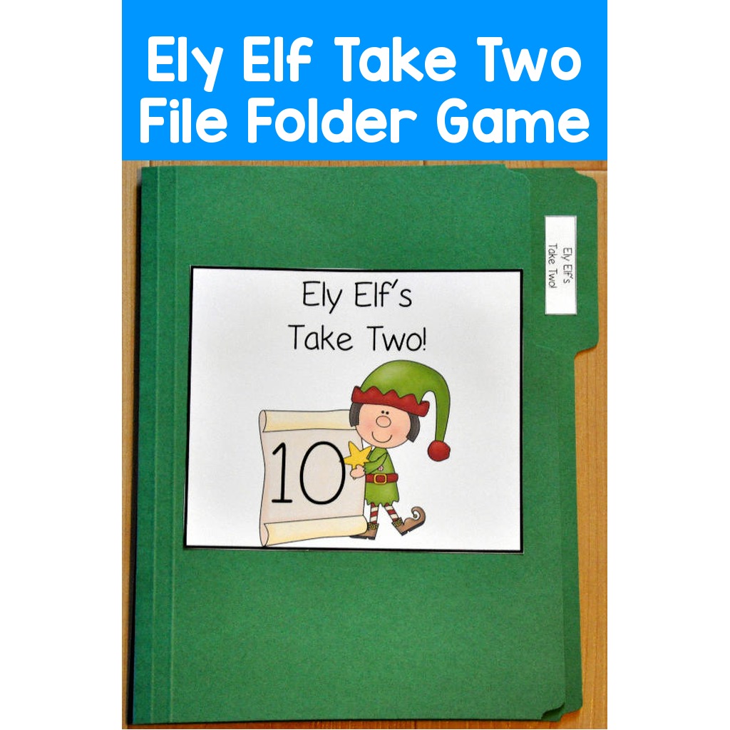 Ely Elf Take Two File Folder Game