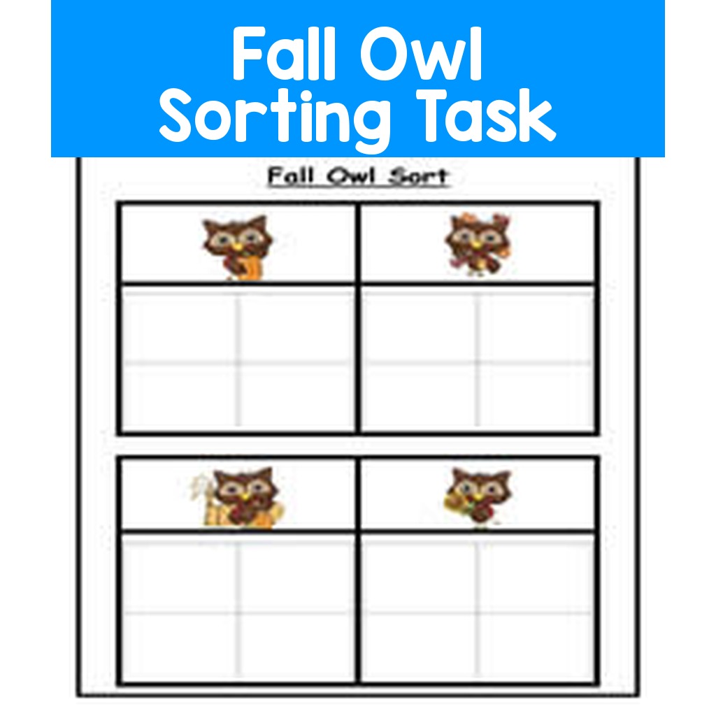 Fall Owl Sorting Task