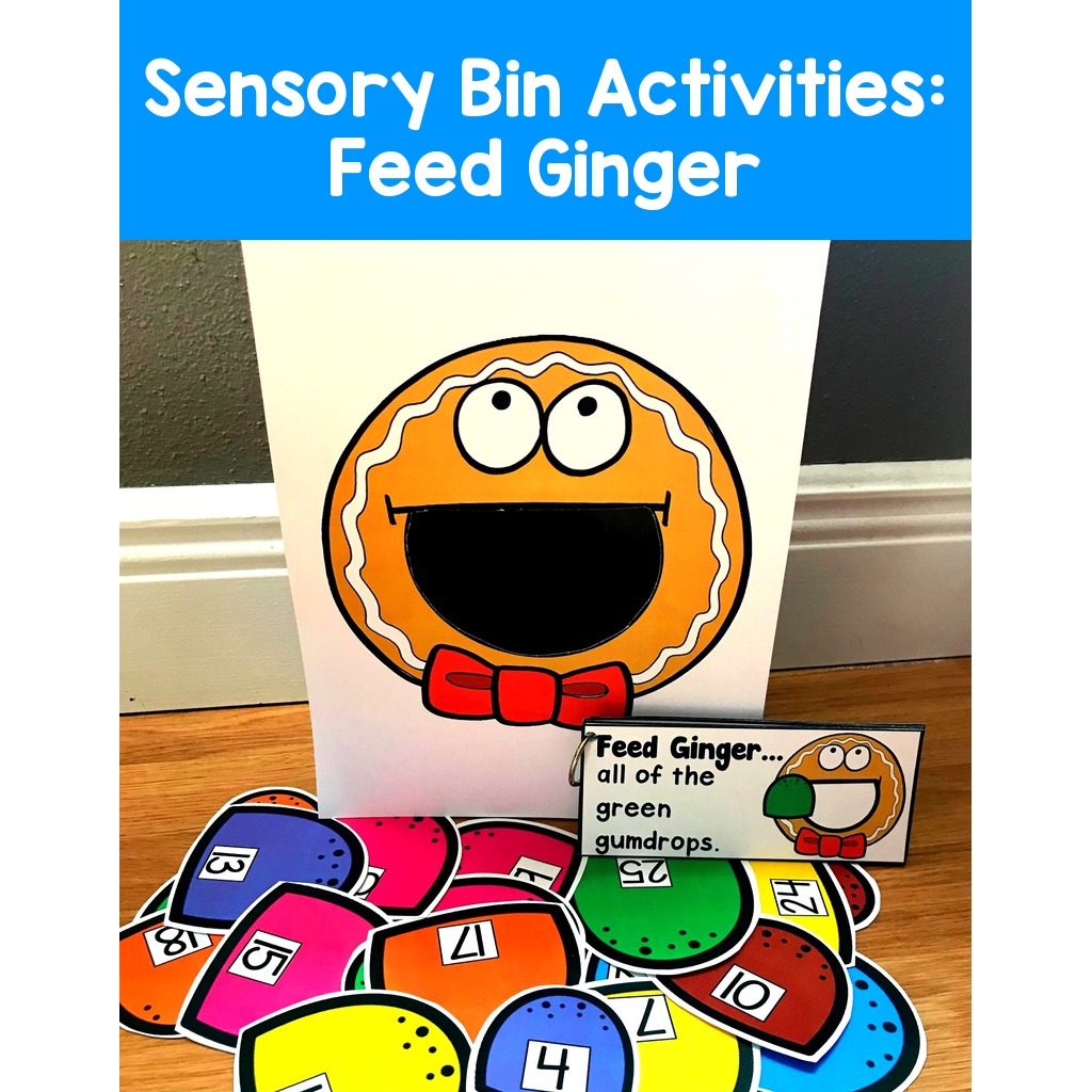 Sensory Bin Activities:  Feed Ginger