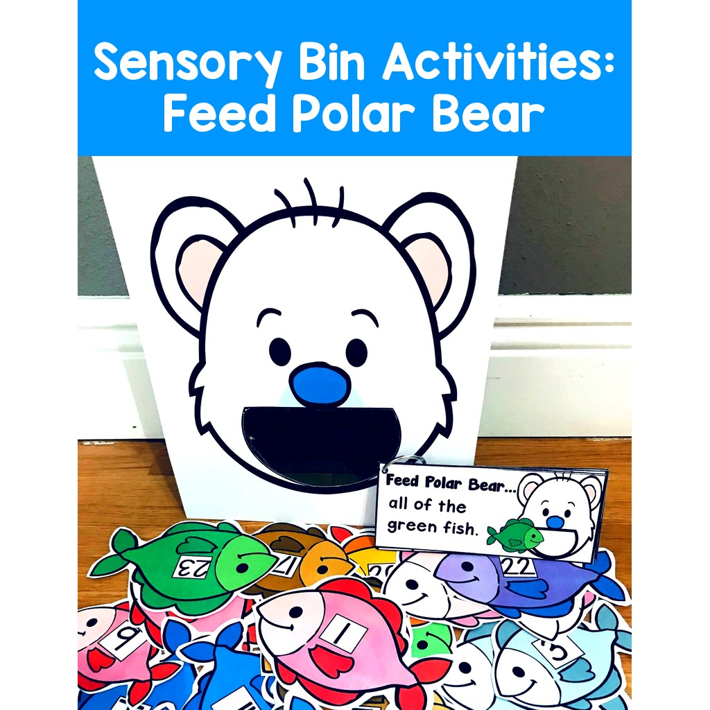 Sensory Bin Activities:  Feed Polar Bear