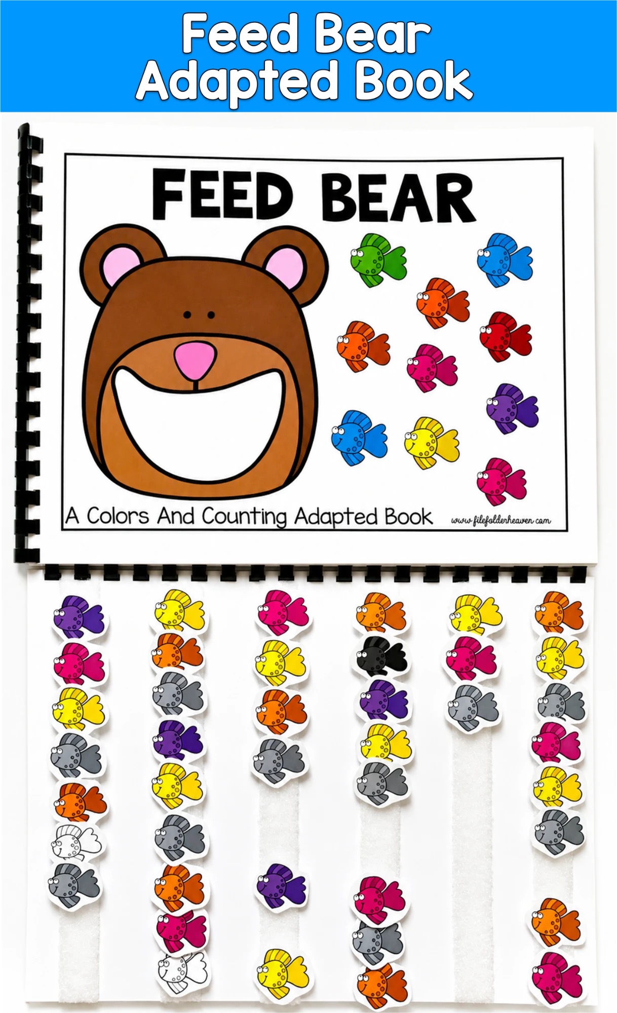 Feed Bear:  A Colors and Counting Adapted Book