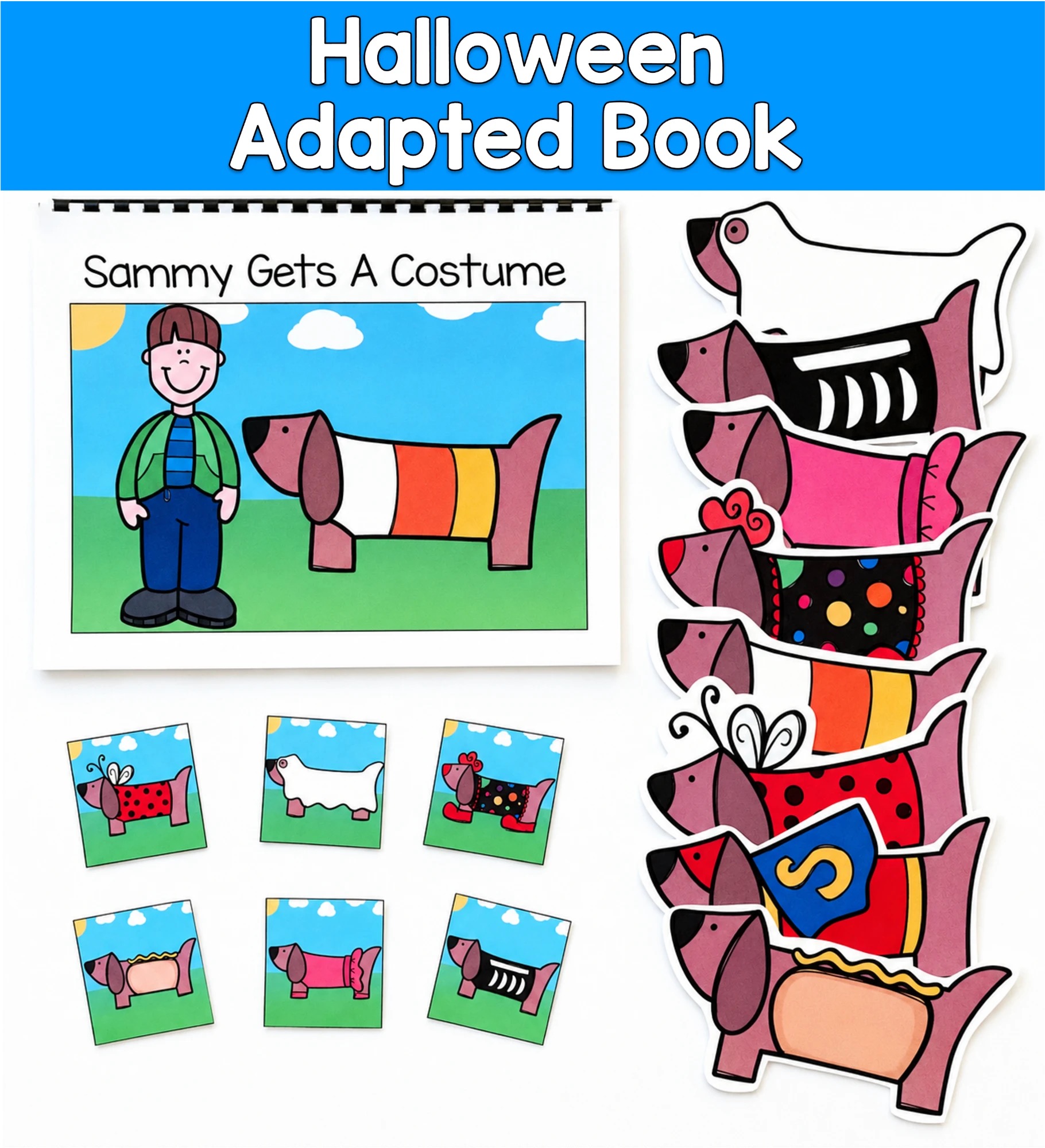Halloween Adapted Book: "Sammy Gets A Costume"