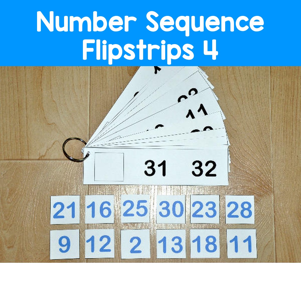 Number Sequence Flipstrips 4