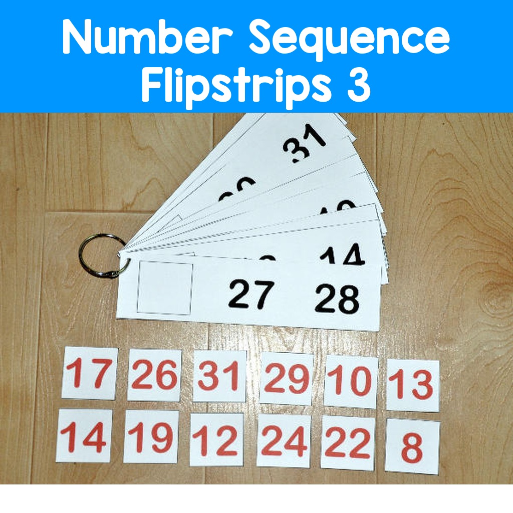 Number Sequence Flipstrips  3
