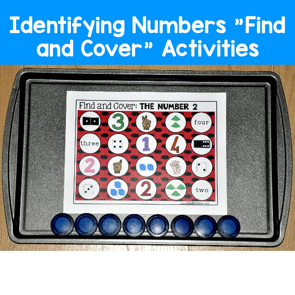 Identifying Numbers "Find and Cover" Activities