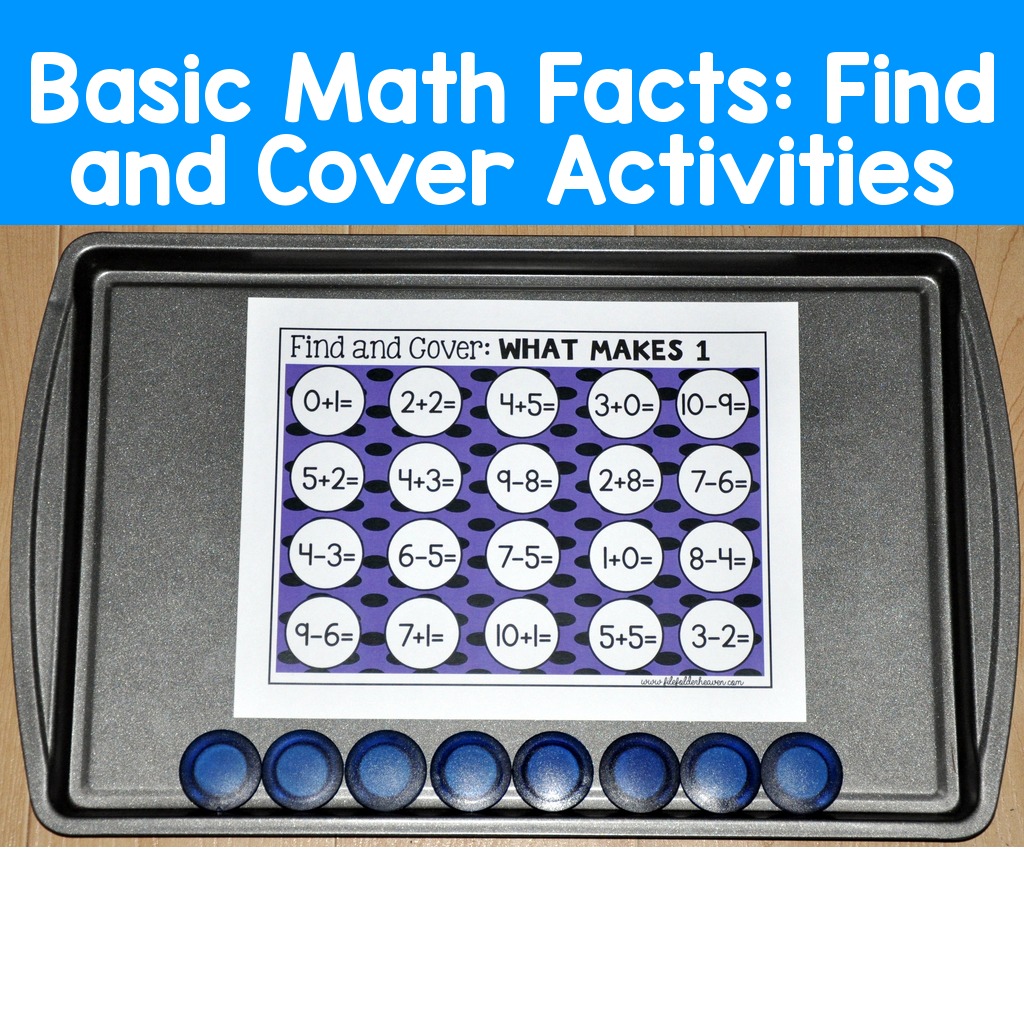 Basic Math Facts:  Find and Cover Activities