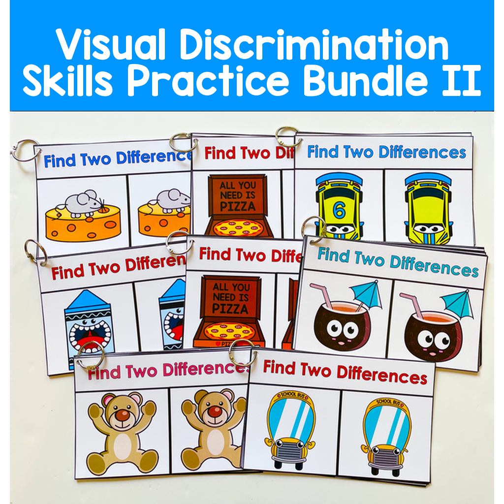 Visual Discrimination Skills Practice Bundle II