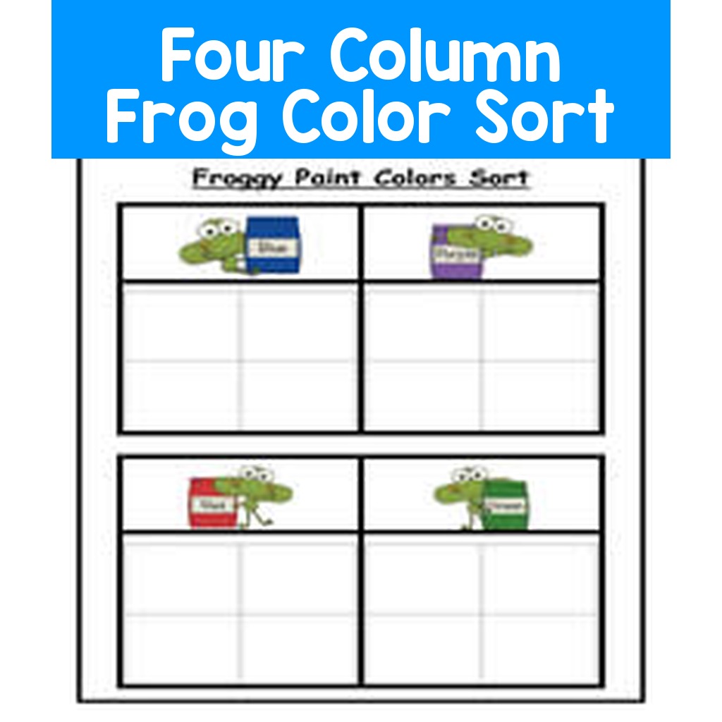 Four Column Frog Color Sort
