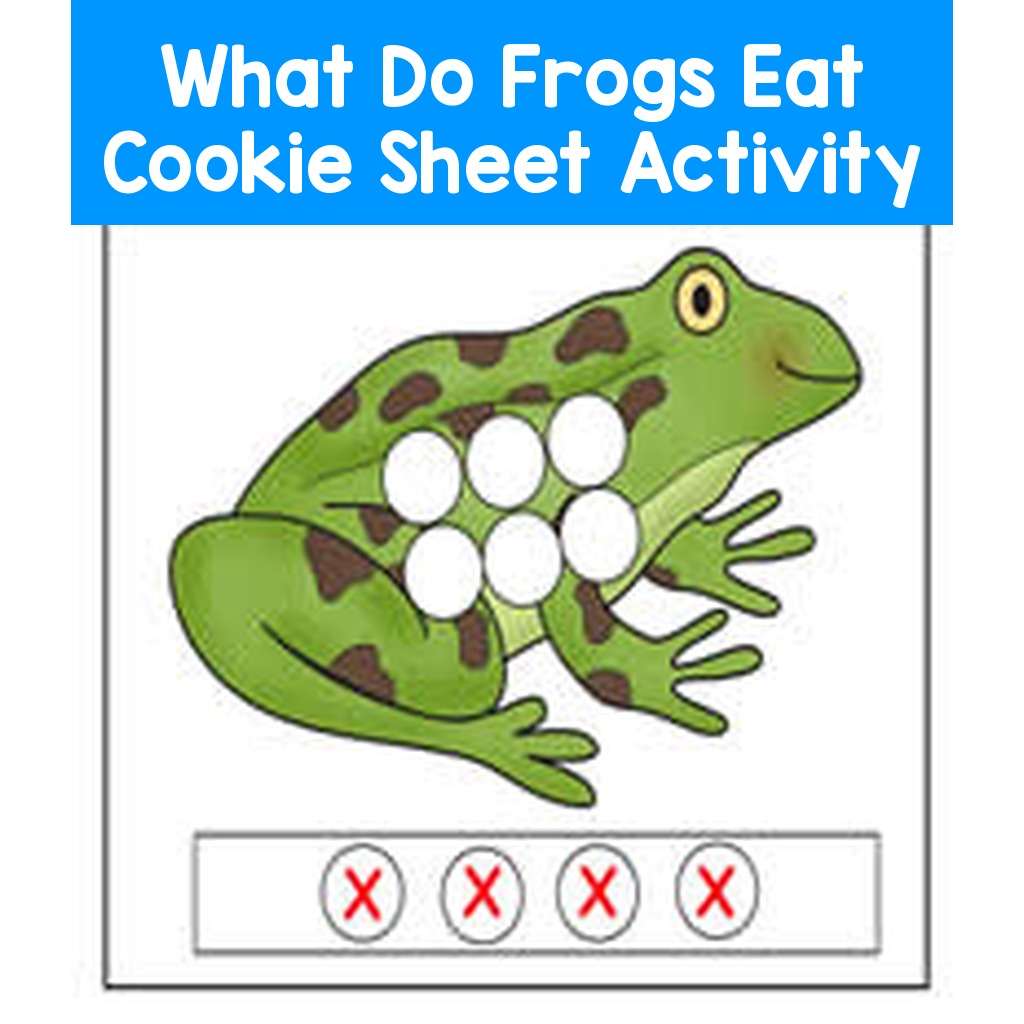What Do Frogs Eat Cookie Sheet Activity