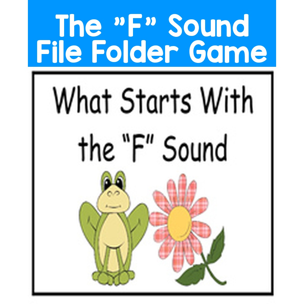 The "F" Sound File Folder Game