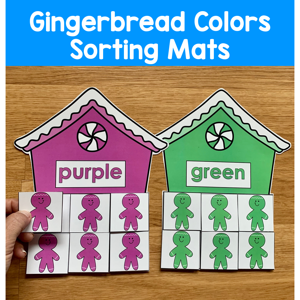 Gingerbread Colors Sorting Mats