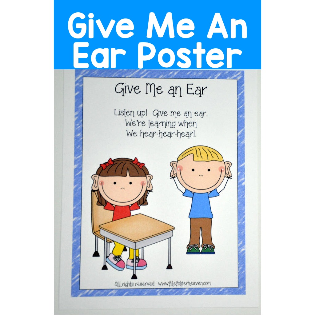 Give Me An Ear Poster