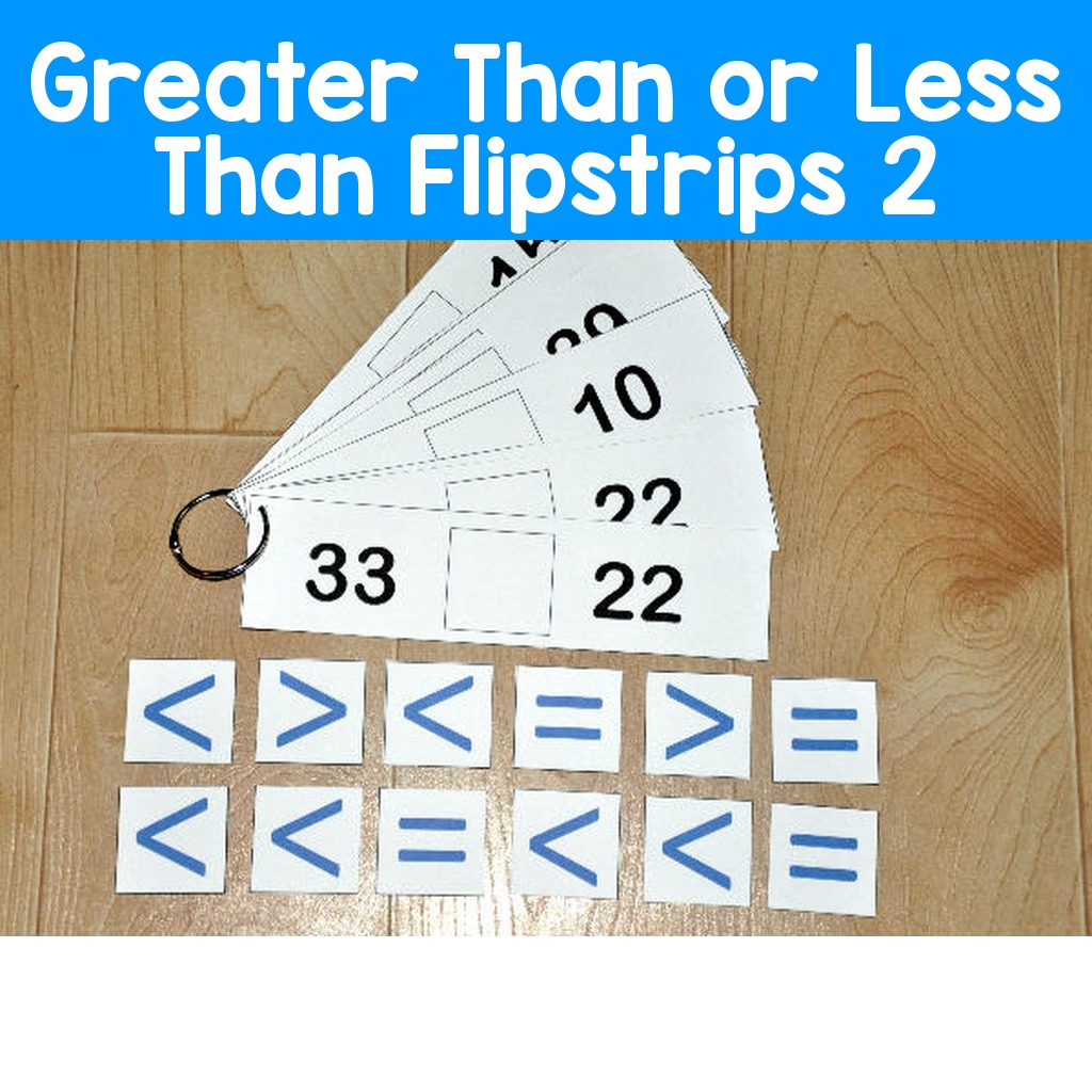 Greater Than or Less Than Flipstrips 2