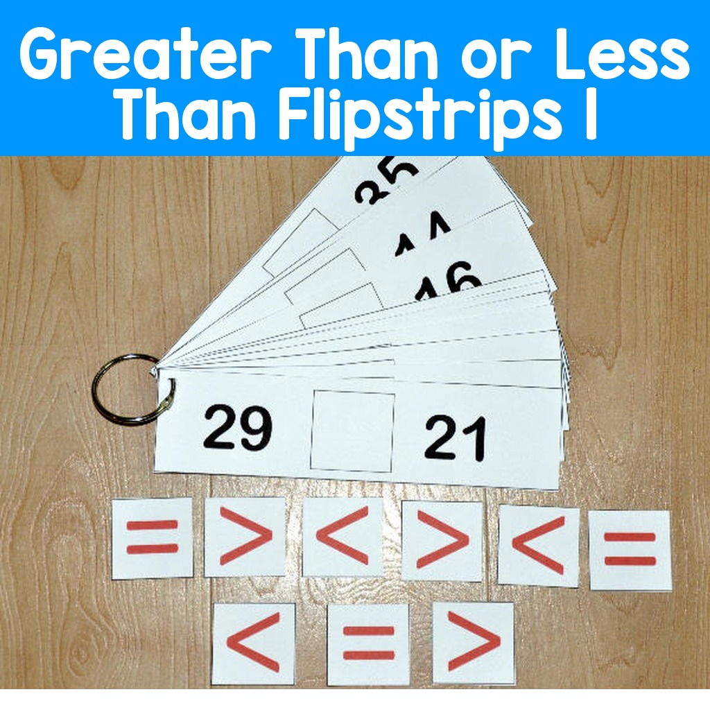 Greater Than or Less Than Flipstrips 1
