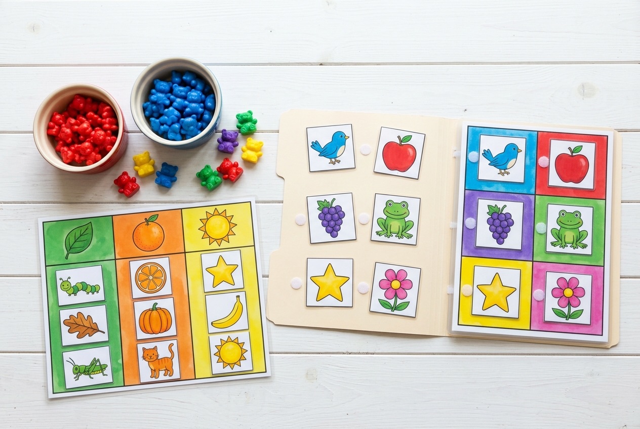 Matching and Sorting Activities for Autism and Early Learners