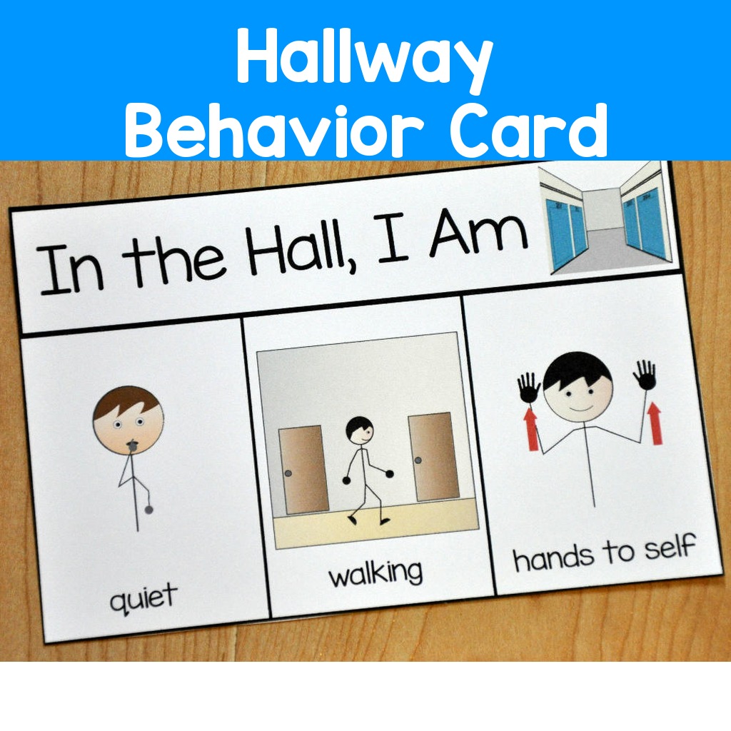 Hallway Behavior Card