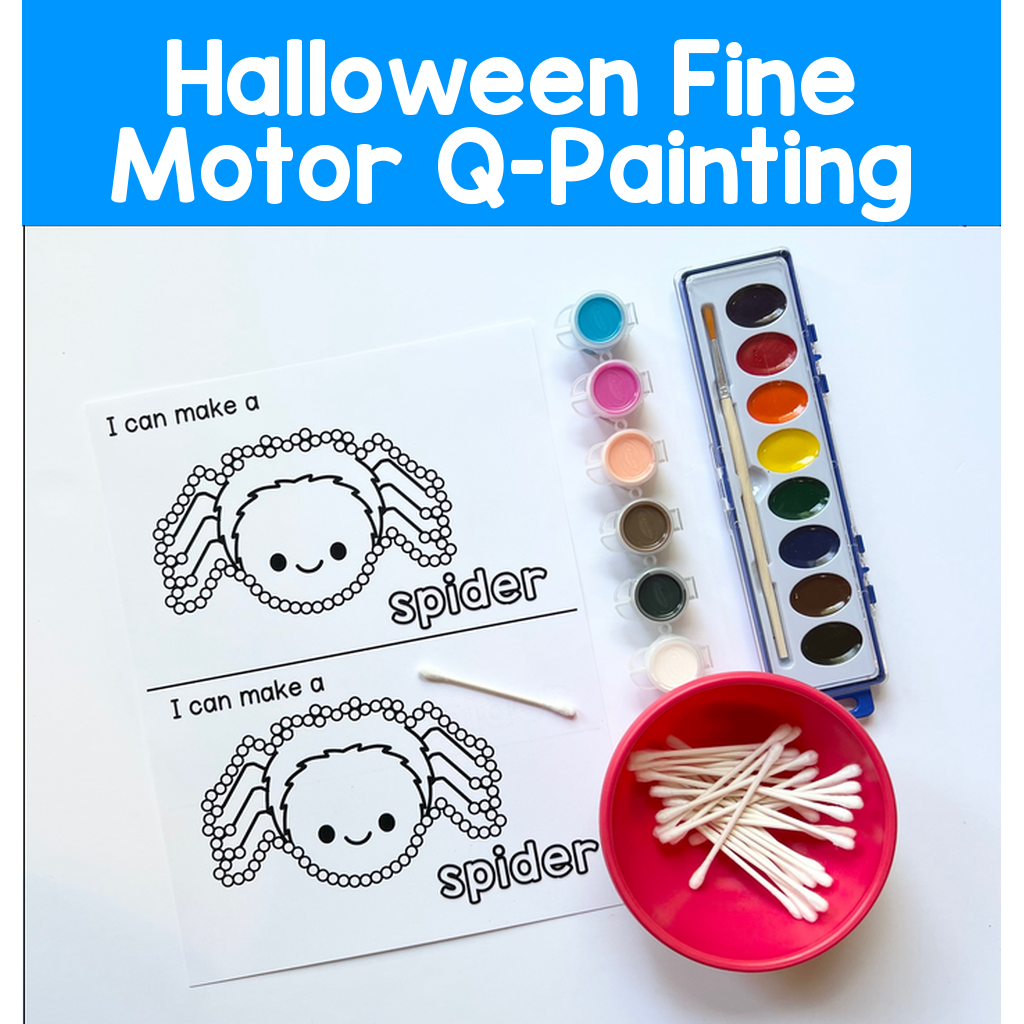 Halloween Fine Motor Q-Painting