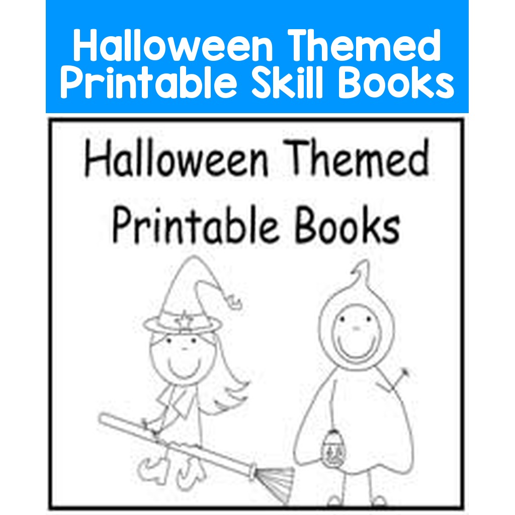 Halloween Themed Printable Skill Books