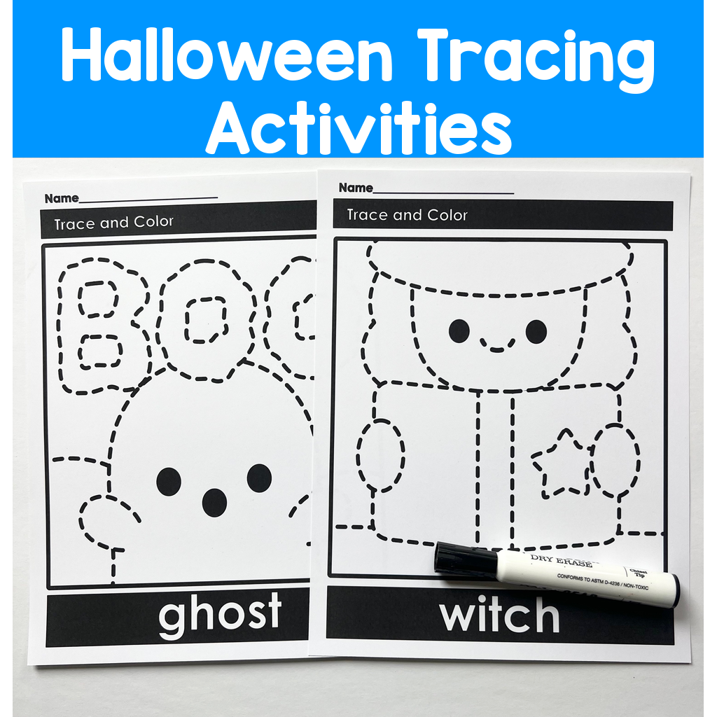 Halloween Tracing Activities