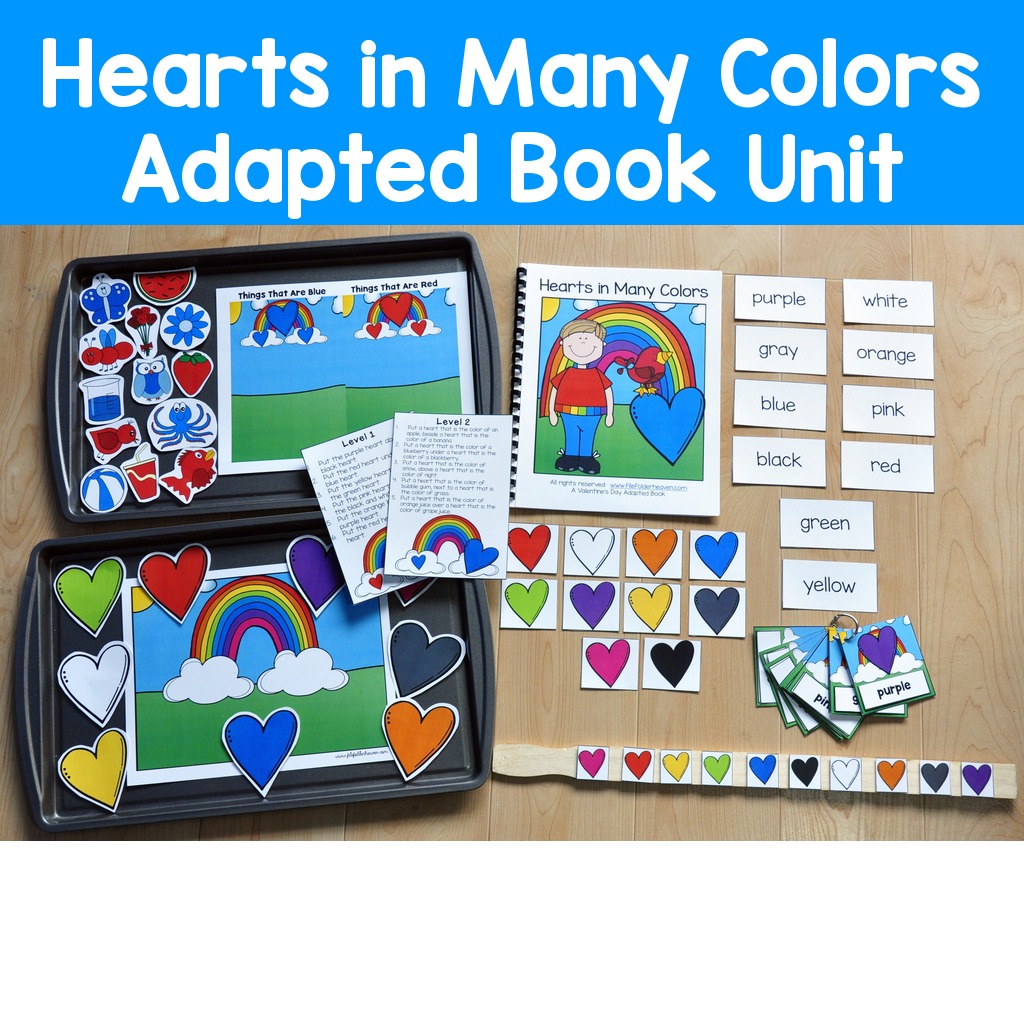 Hearts in Many Colors Adapted Book Unit