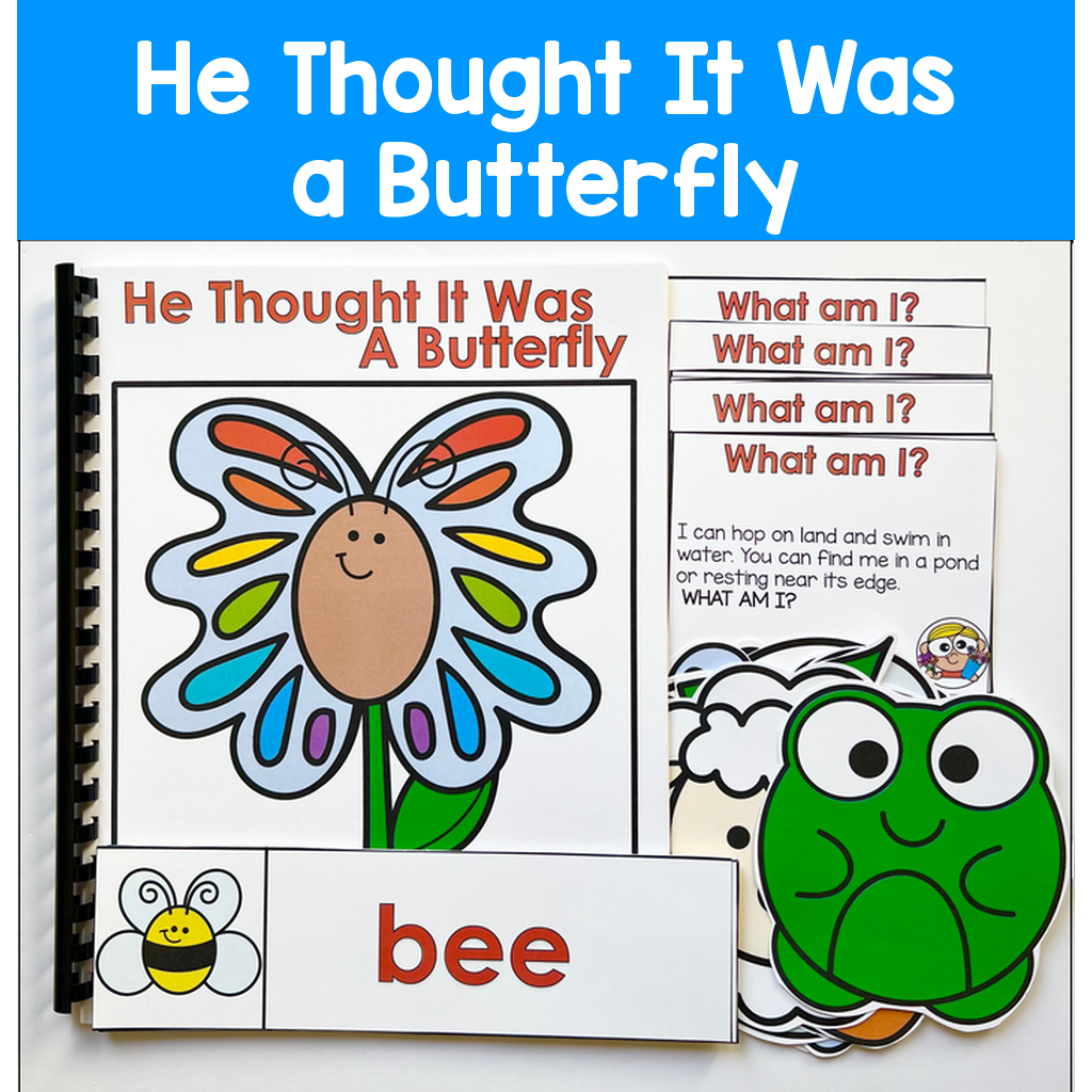 He Thought It Was A Butterfly Adapted Book And Activities