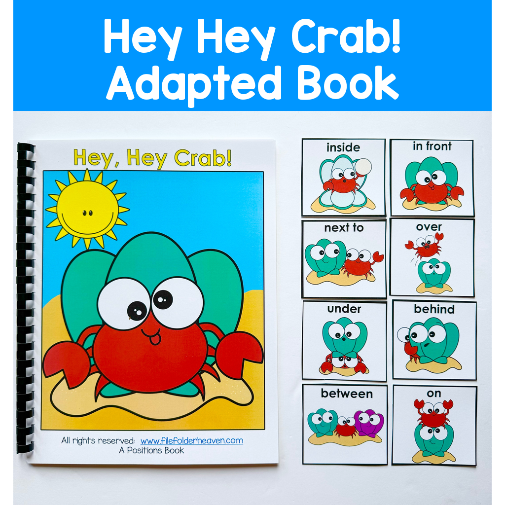 Hey Hey Crab!  Adapted Book And Activities