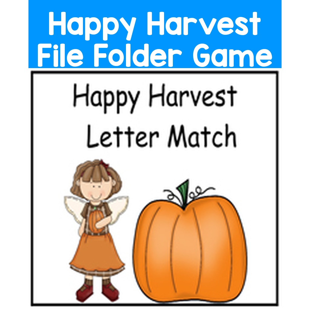 Happy Harvest File Folder Game