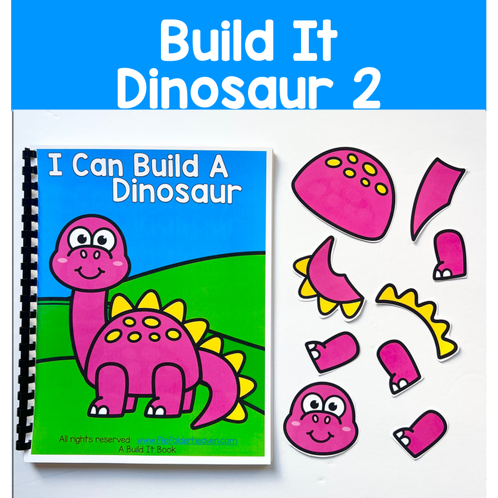 Build It Adapted Book:  I Can Build A Dinosaur 2