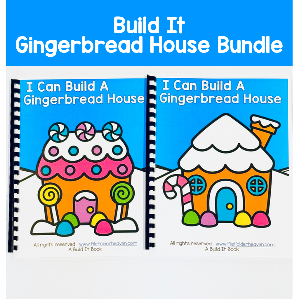 I Can Build A Gingerbread House Adapted Books Mini-Bundle