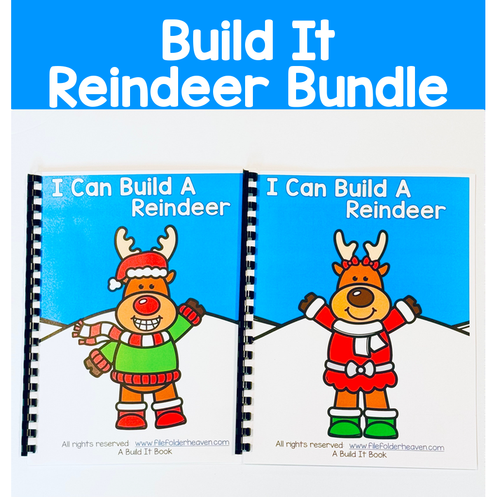 I Can Build A Reindeer Adapted Books Mini-Bundle
