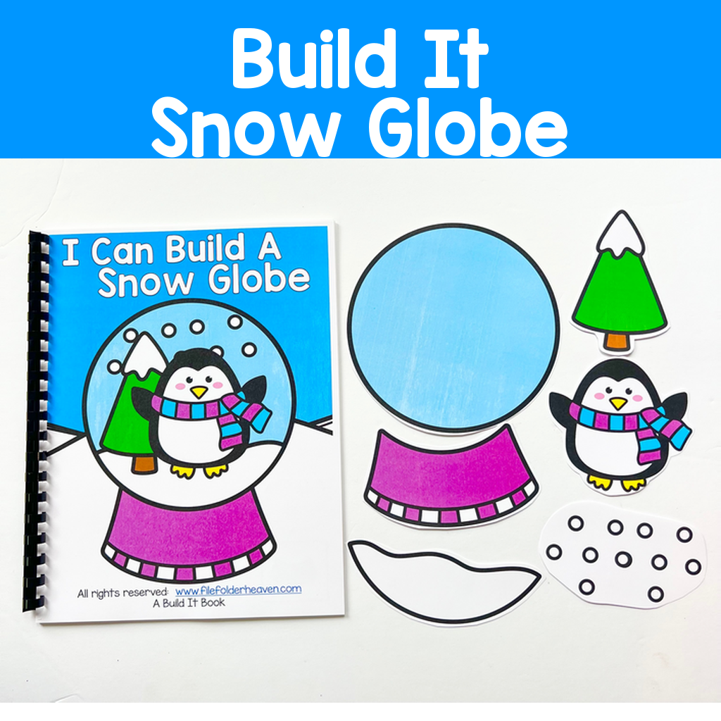 Build It Adapted Book:  I Can Build A Snow Globe