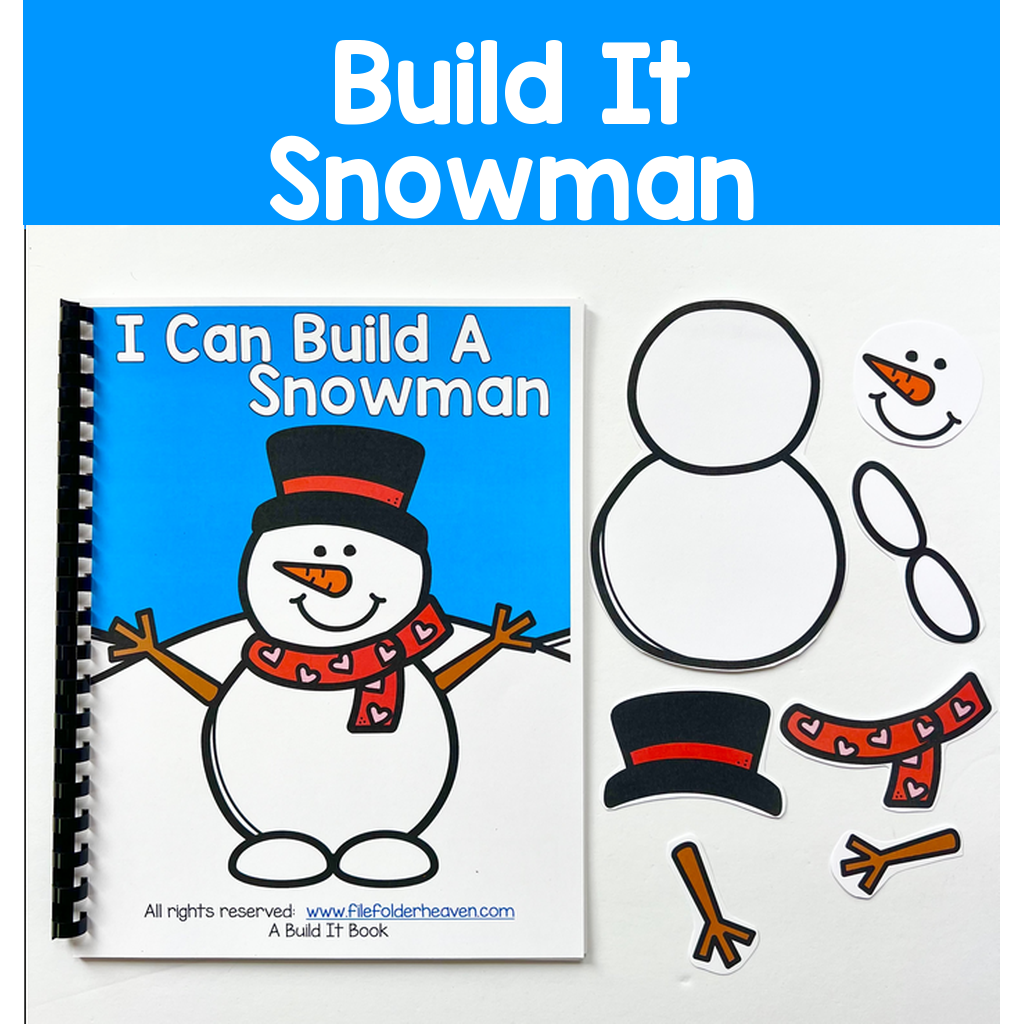 Build It Adapted Book: I Can Build A Snowman