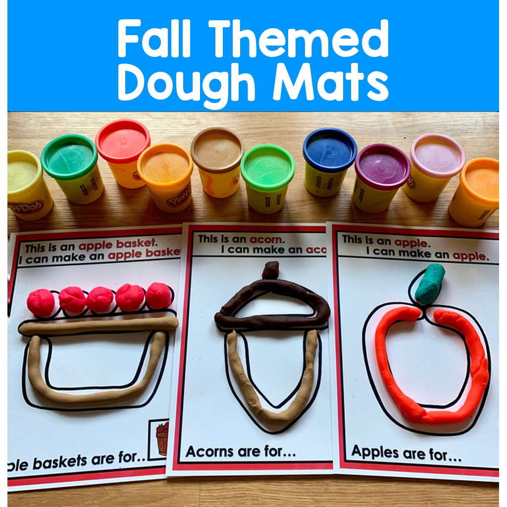 Fall Themed Dough Mats