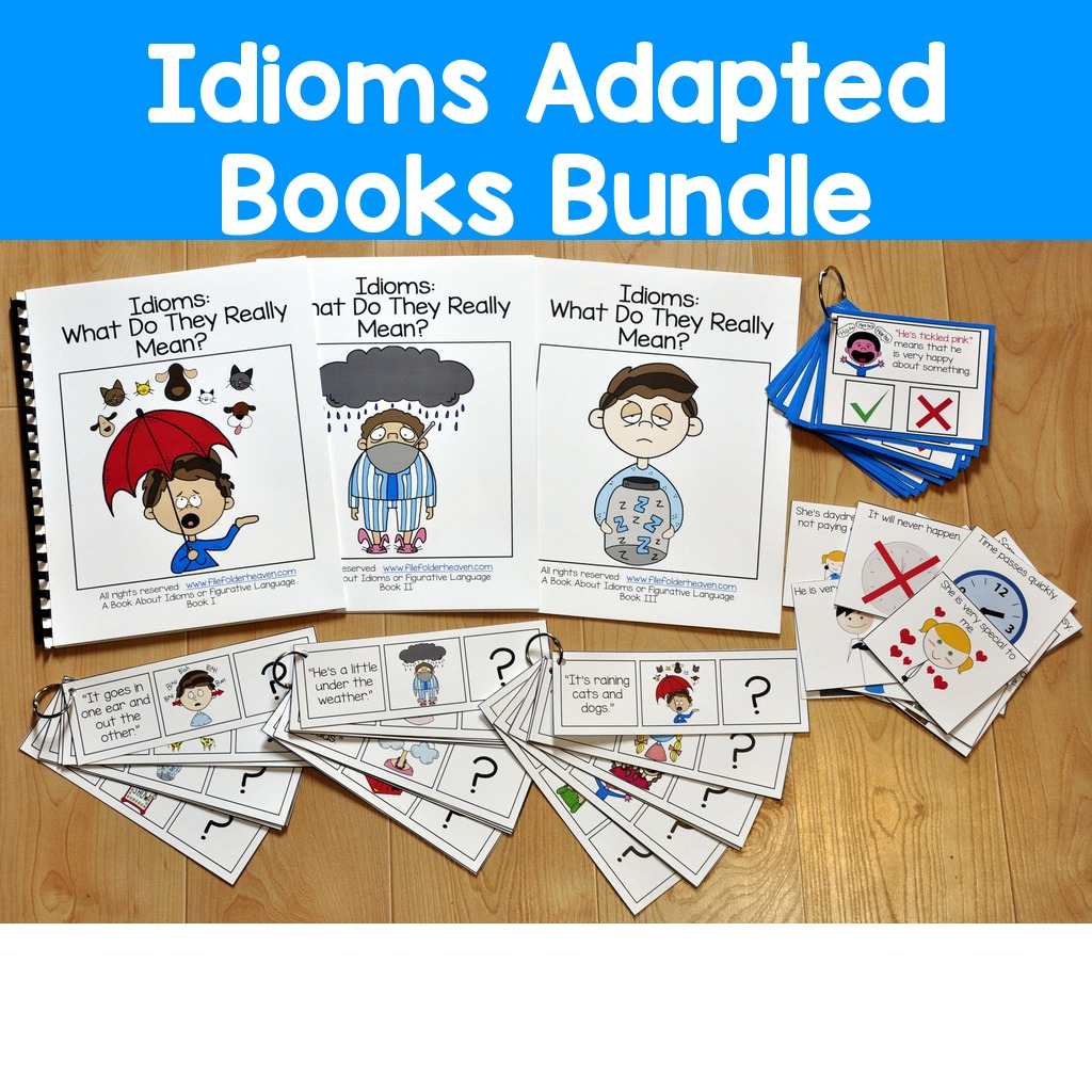 Idioms Adapted Books and Activities Mini-Bundle