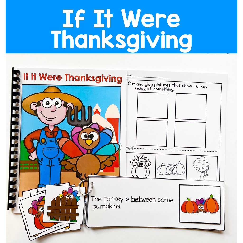 "If It Were Thanksgiving" Adapted Book And Activities