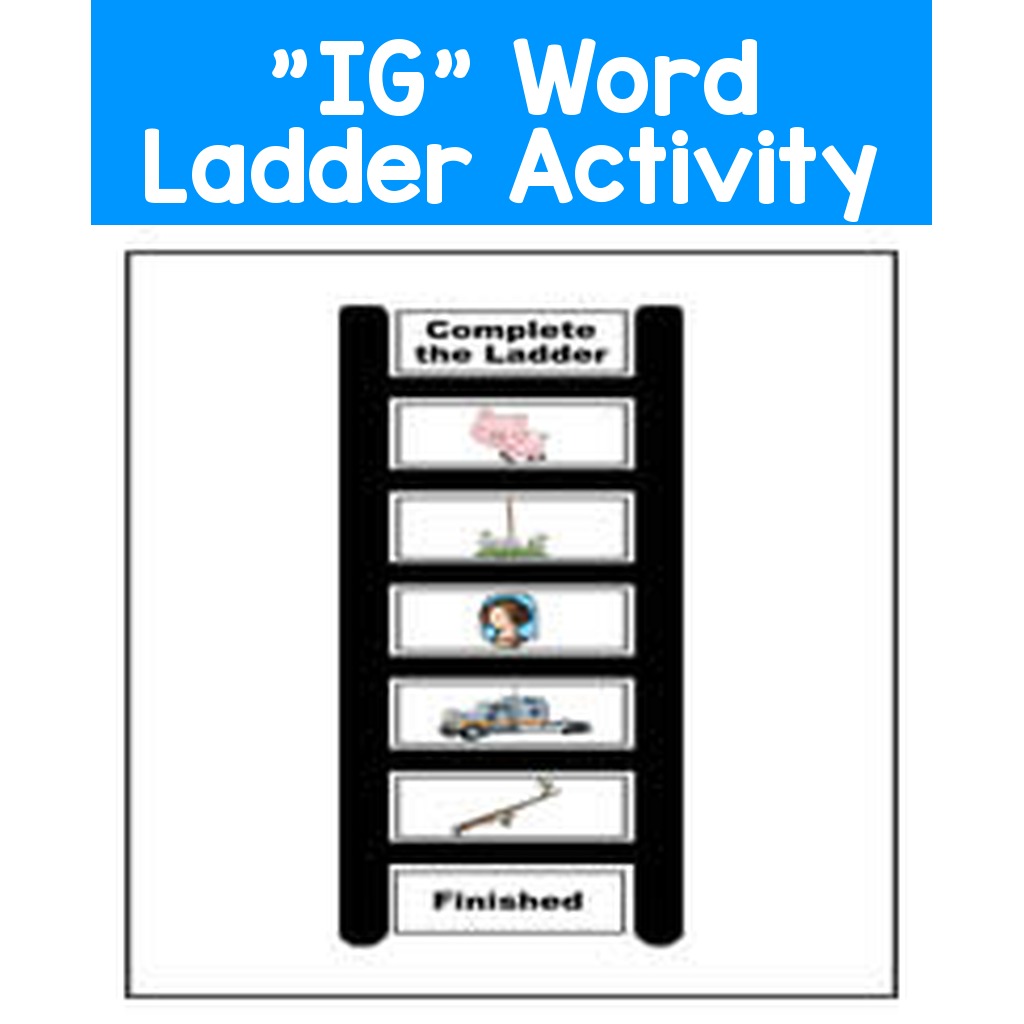 "IG" Word Ladder Activity