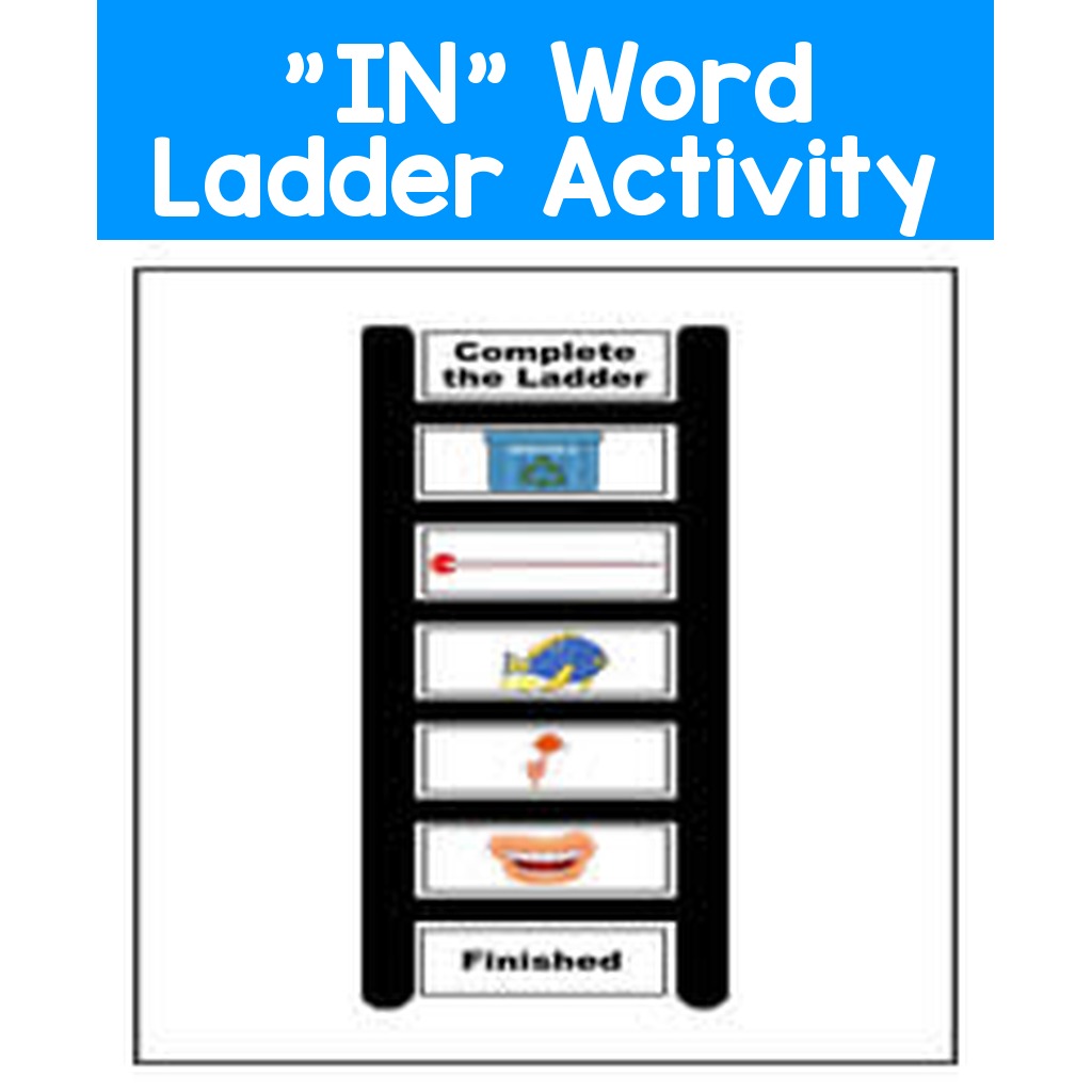 "IN" Word Ladder Activity