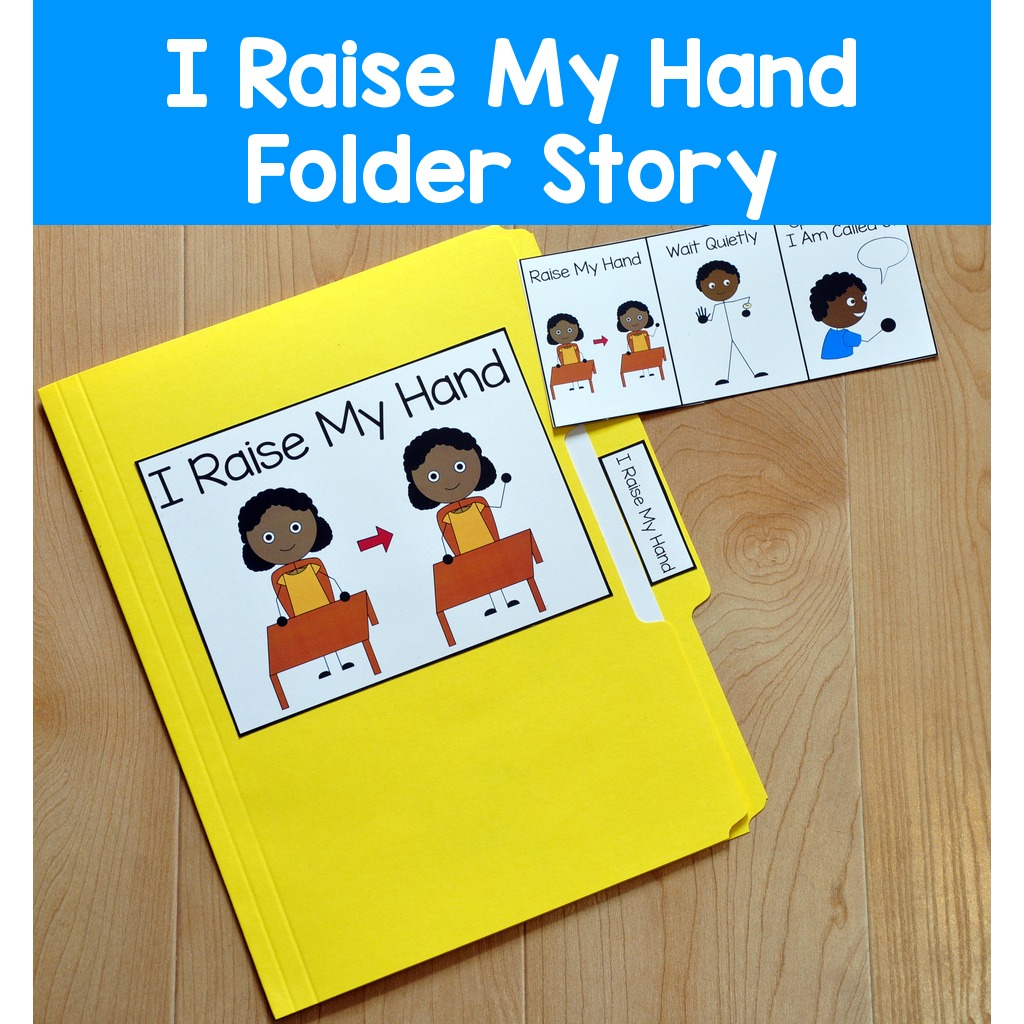I Raise My Hand Folder Story