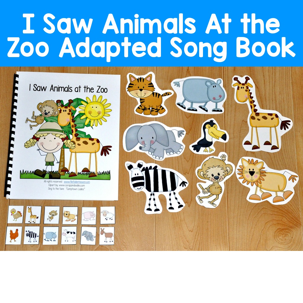 "I Saw Animals At the Zoo" Adapted Song Book