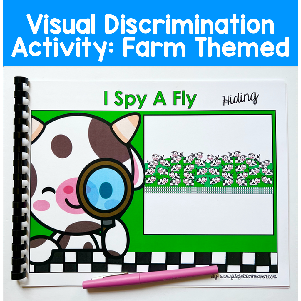 Visual Discrimination Activity:  Farm Themed