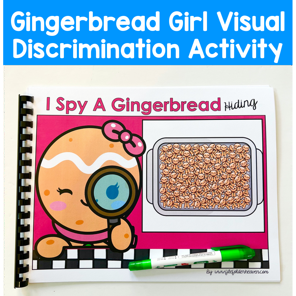 Gingerbread Girl Visual Discrimination Activity