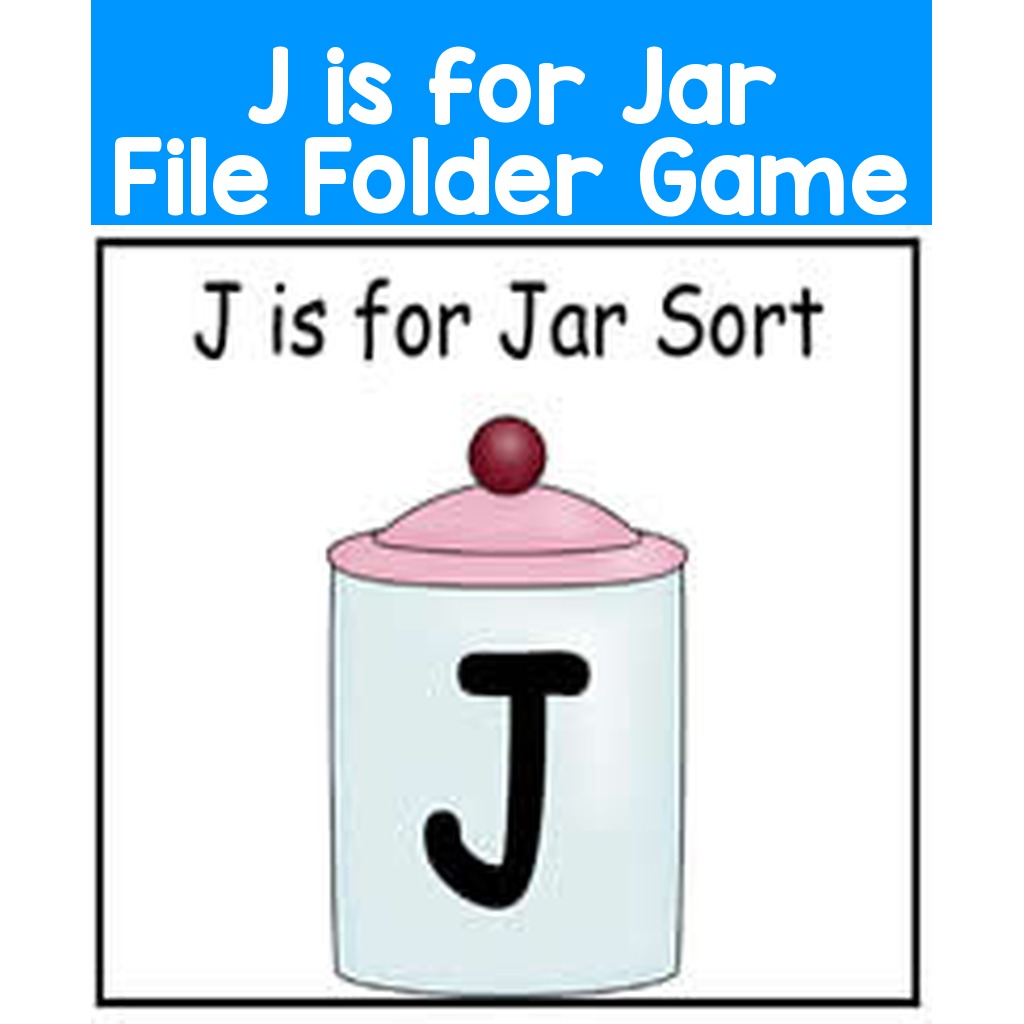 J is for Jar File Folder Game