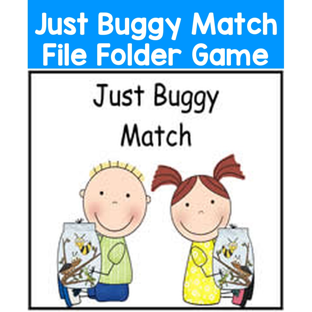 Just Buggy Match File Folder Game