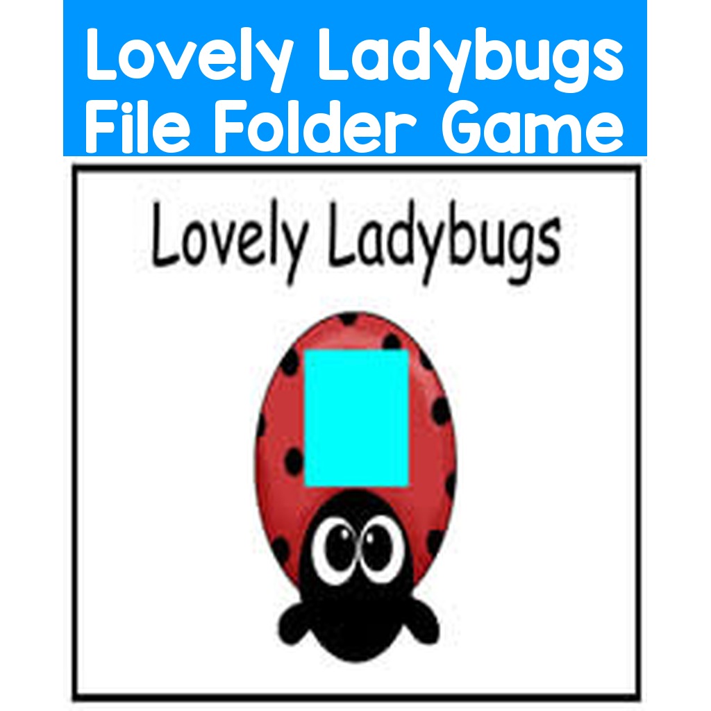 Lovely Ladybugs File Folder Game