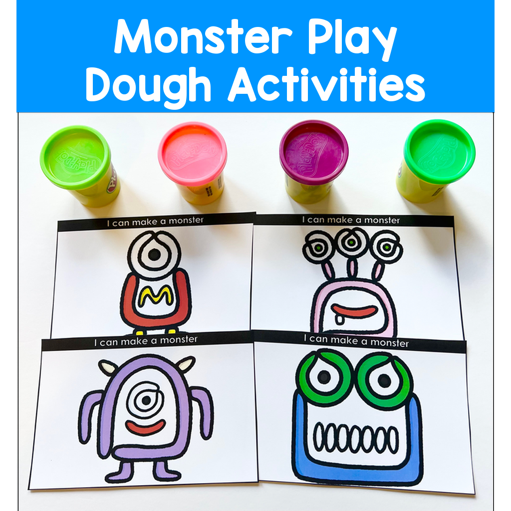 Monster Play Dough Activities
