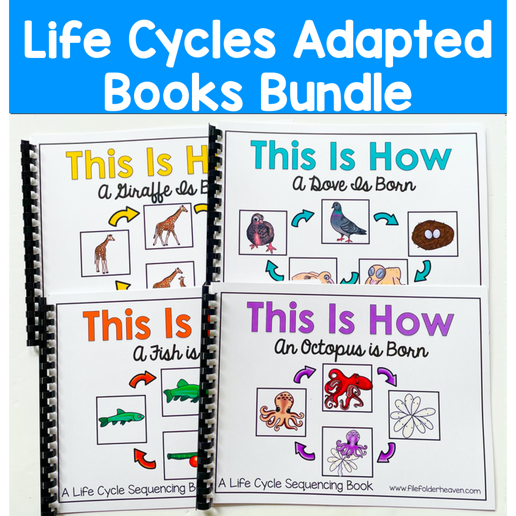Life Cycles Adapted Books Bundle