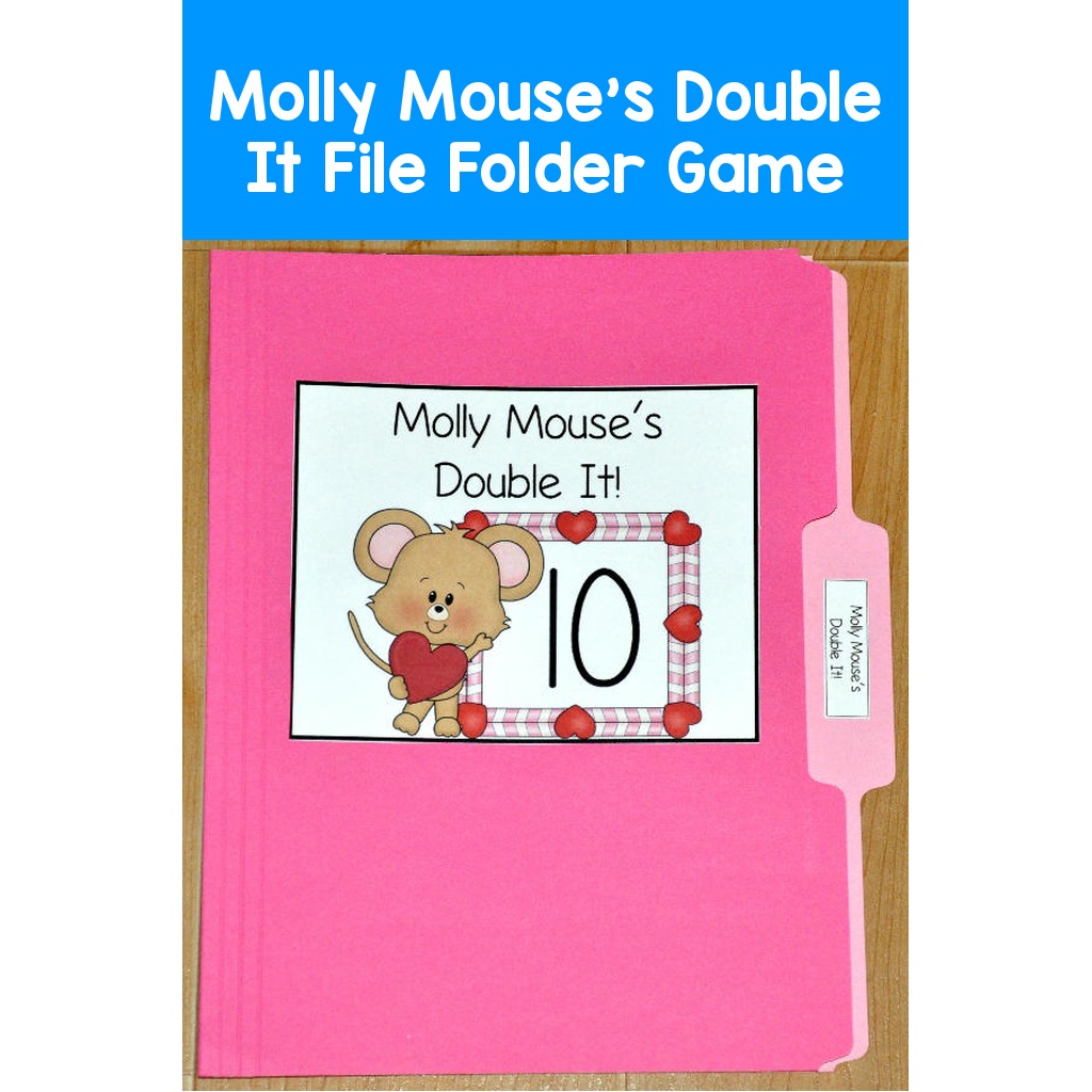 Molly Mouse's Double It File Folder Game